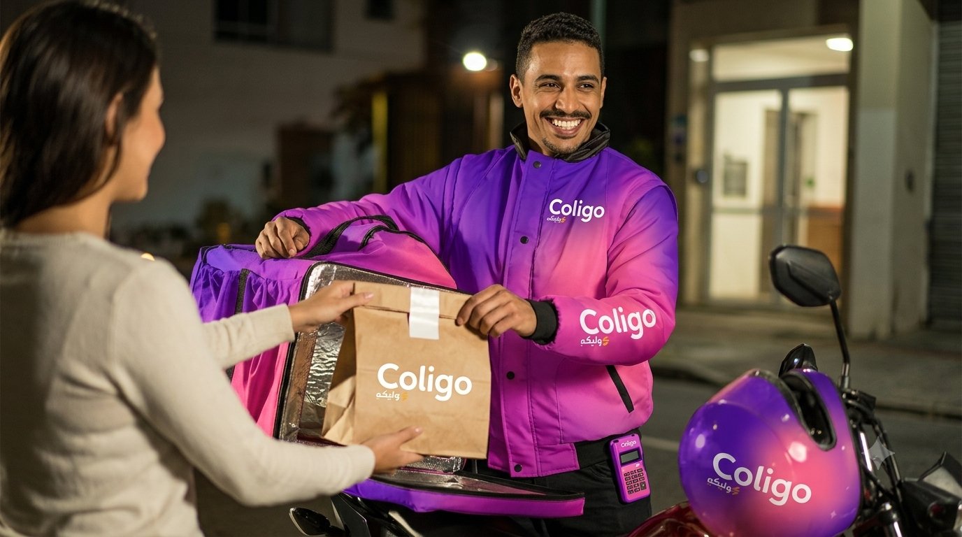 Course express proposée à un livreur Coligo : trajet, distance et gain net